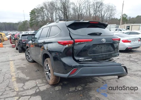 2021 Toyota Highlander Xle из США, поврежденный, VIN 5TDGZRAH9MS049696